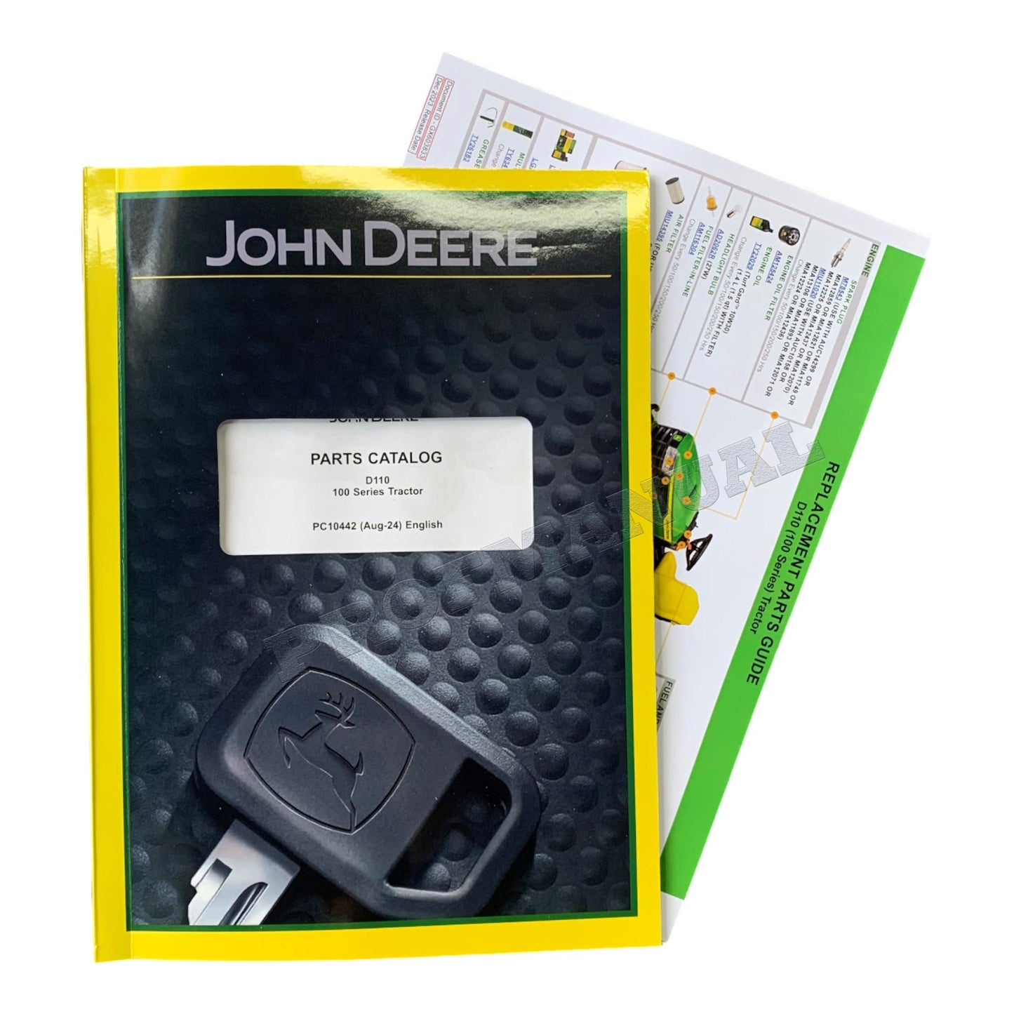 JOHN DEERE D110 TRACTOR PARTS CATALOG MANUAL + !BONUS!