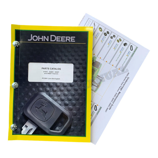 John Deere 8100T 8200T 8300T 8400T Traktor-Ersatzteilkatalog, Handbuch