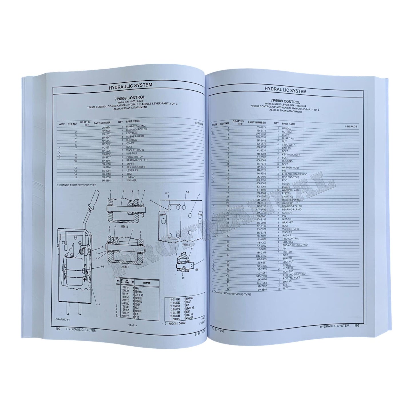 Caterpillar Cat 943LGP Track Loader Parts Catalog Manual