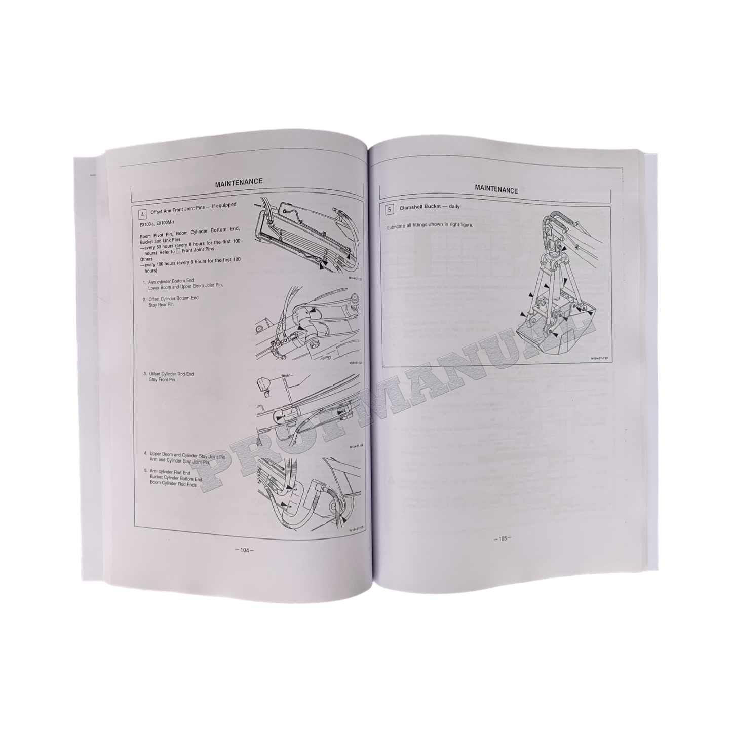 HITACHI EX100-3 EX100M-3 EX120-3 EXCAVATOR OPERATORS MANUAL #1