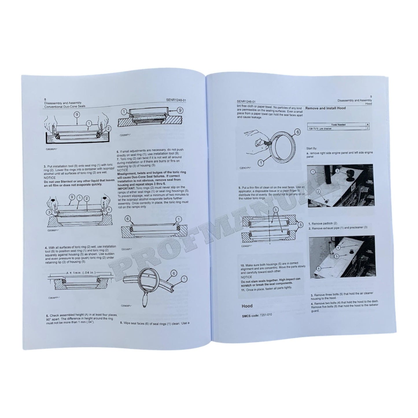 Caterpillar 3046 ENGINE SUPPL D3C D4C D5C SERIES 3 HYSTAT Manual Disassem Assem