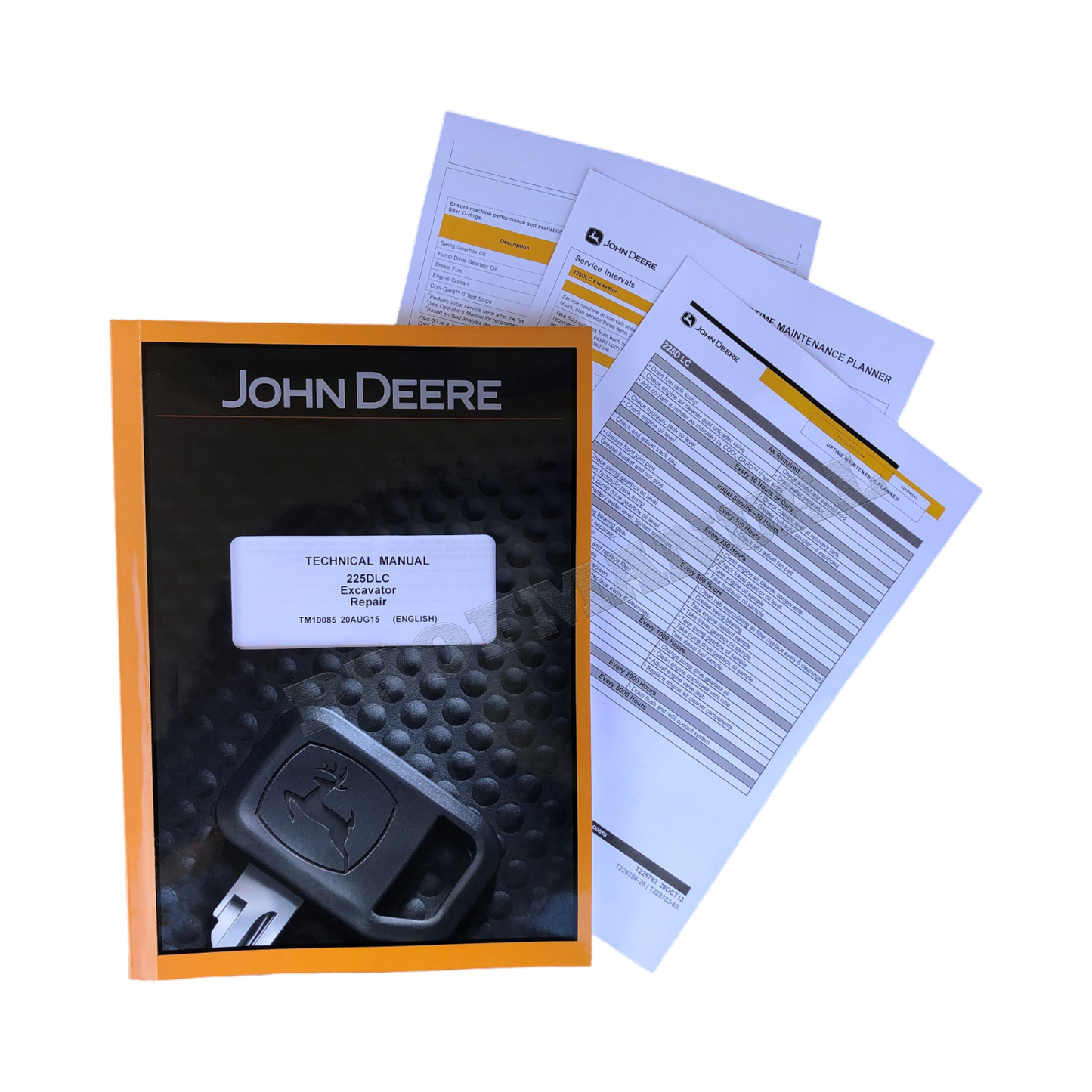 JOHN DEERE 225DLC EXCAVATOR REPAIR SERVICE MANUAL + BONUS