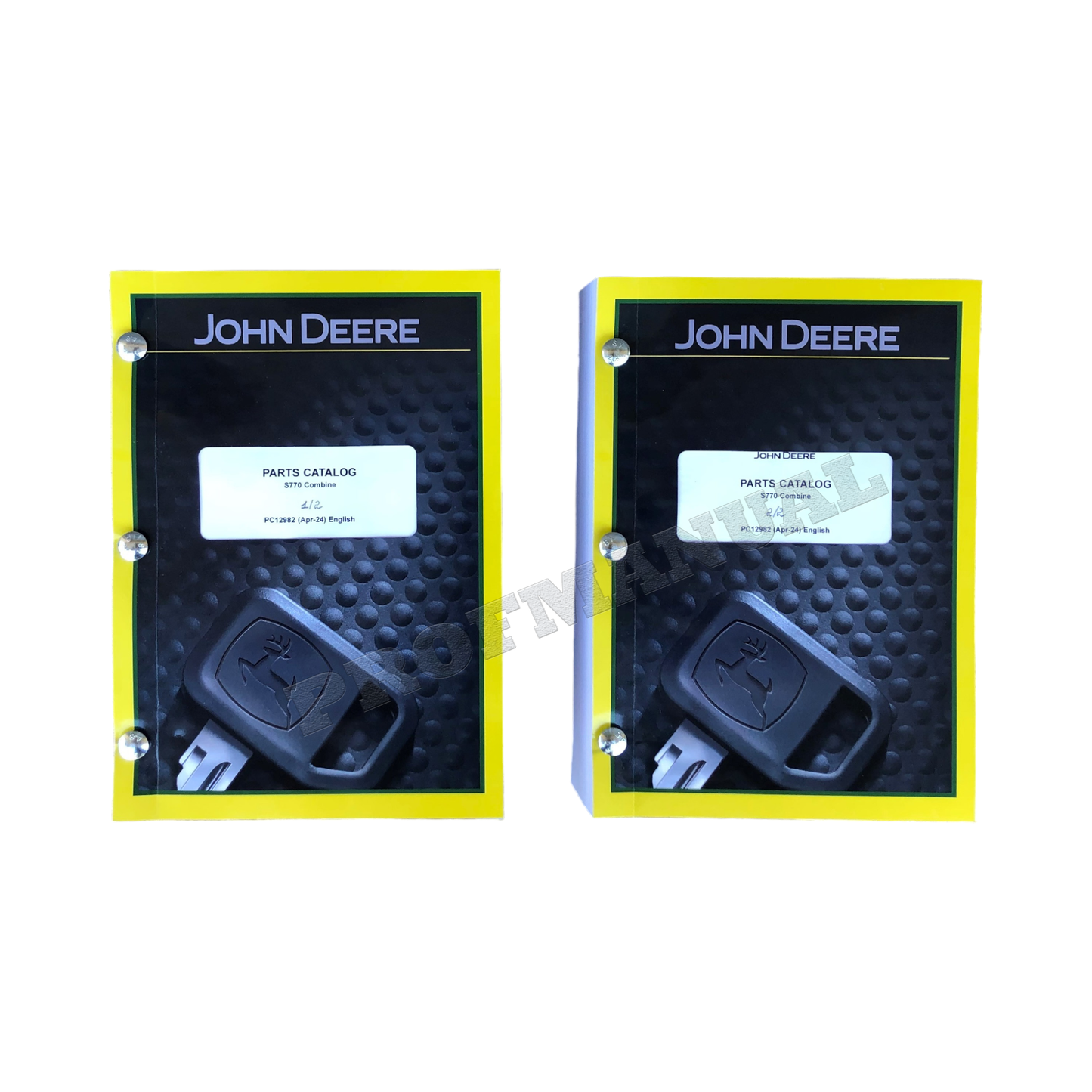 JOHN DEERE S770 MÄHDRESCHER-ERSATZTEILKATALOG-HANDBUCH + !BONUS!