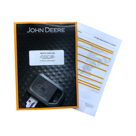 CATALOGUE DE PIÈCES DE RECHANGE POUR TRACTEUR CHARGEUR JOHN DEERE 210L EP + !BONUS!