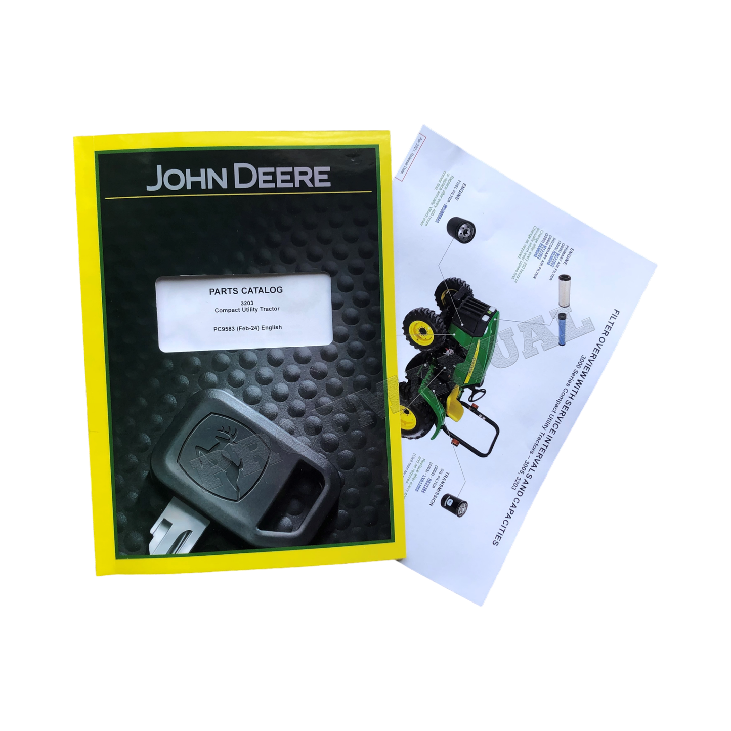 JOHN DEERE 3203 TRAKTOR-ERSATZTEILKATALOGHANDBUCH + !BONUS!