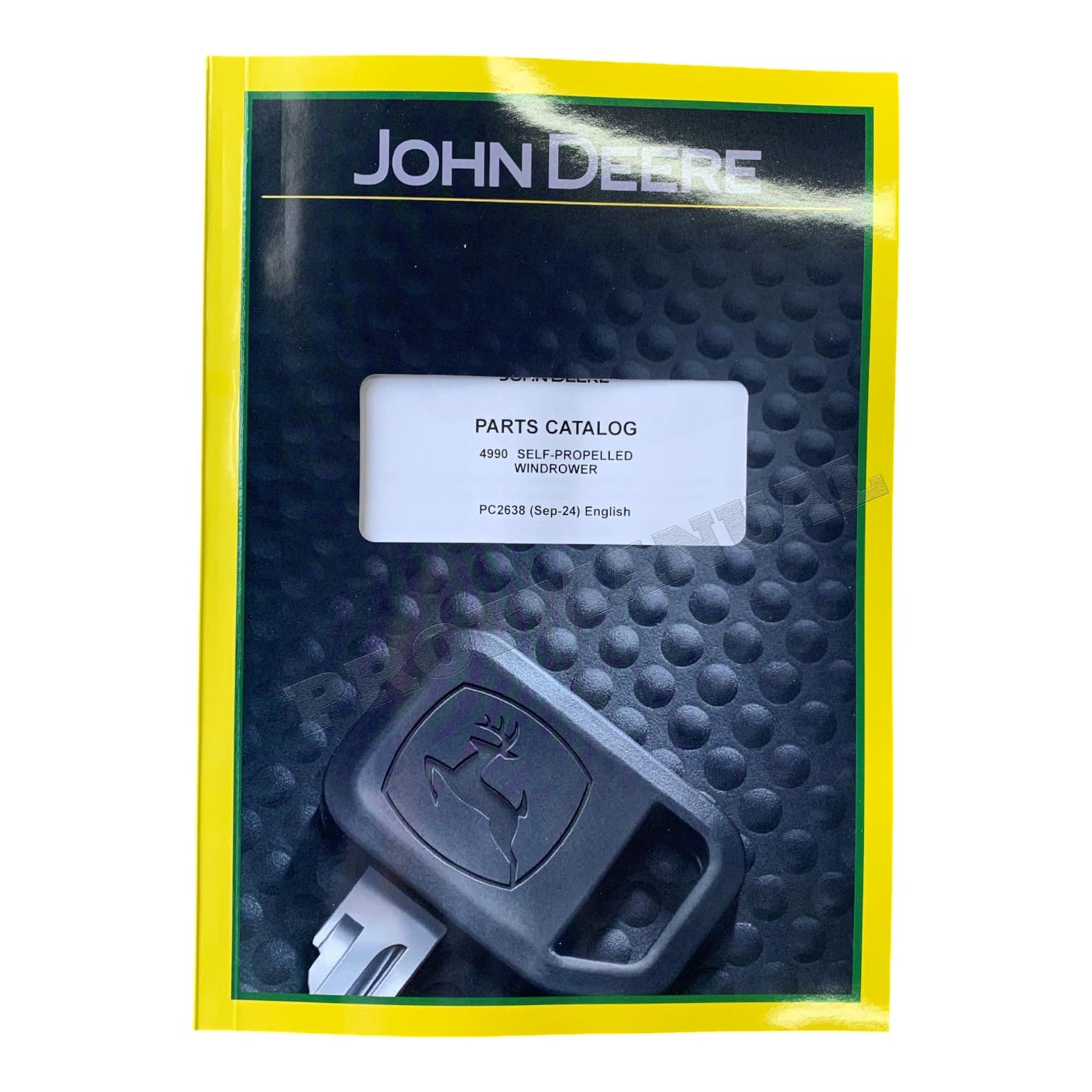 JOHN DEERE 4990 WINDROWER PARTS CATALOG MANUAL