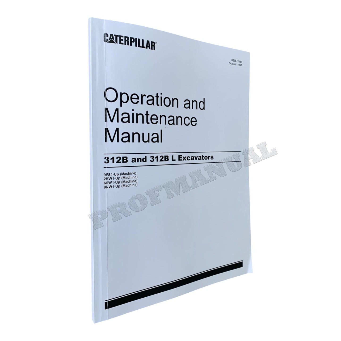 Caterpillar 312B 312B L Excavator Operators Maintenance Manual