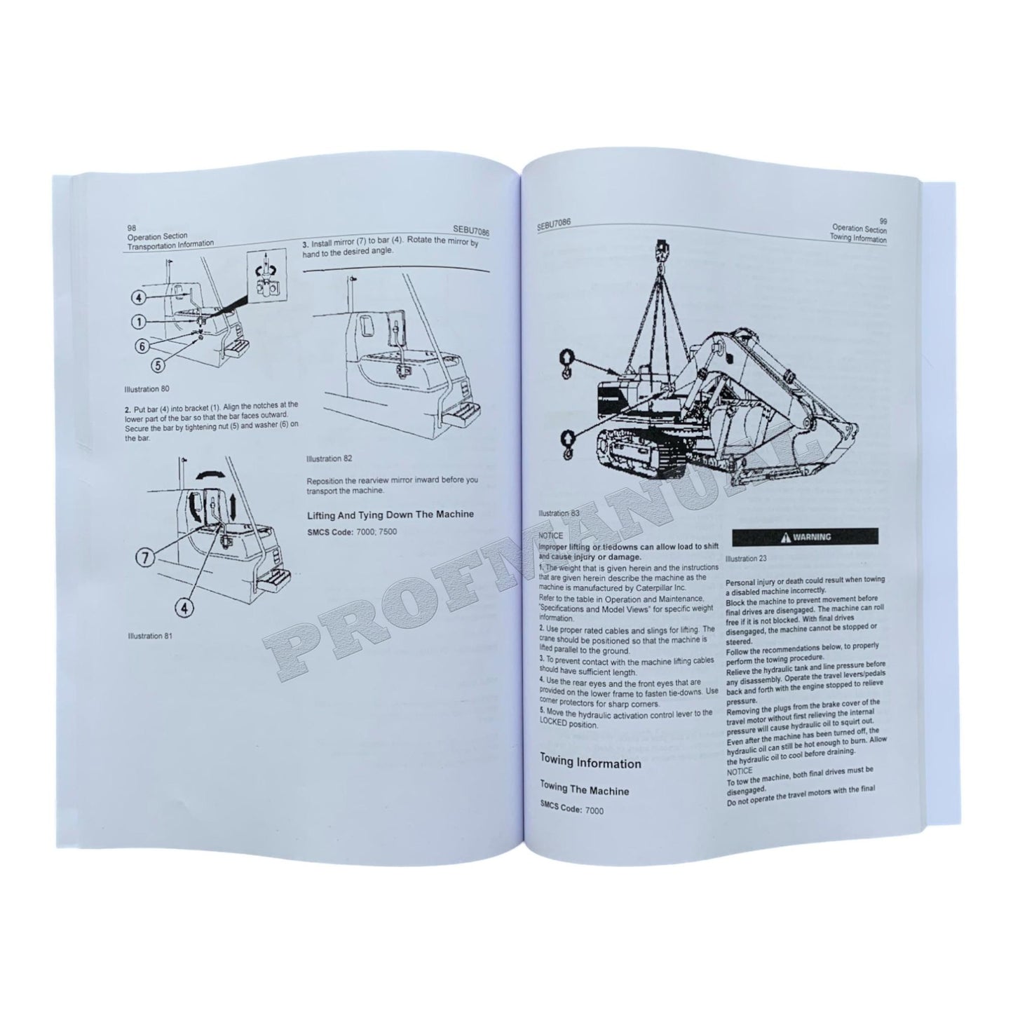 Caterpillar 312B 312B L Excavator Operators Maintenance Manual