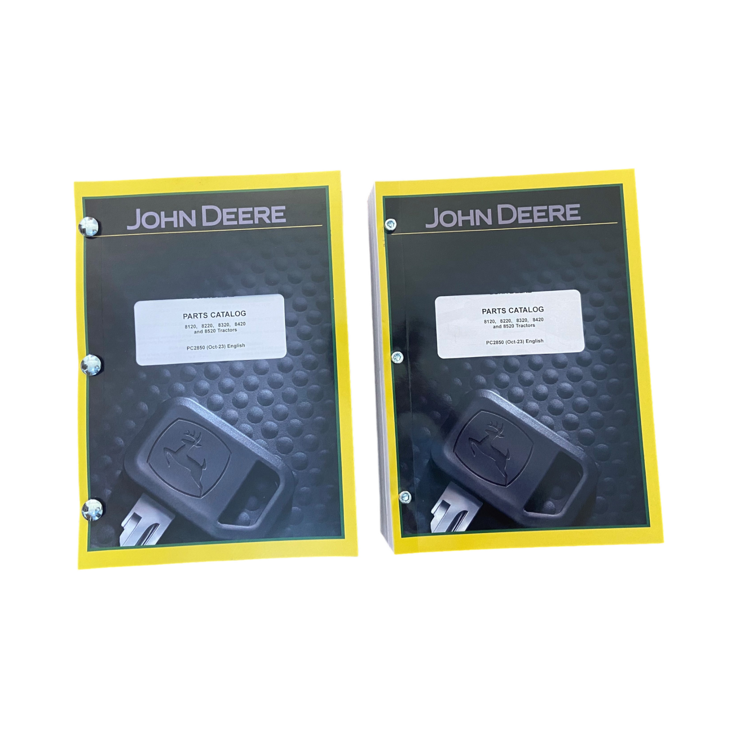 CATALOGUE DE PIÈCES DE RECHANGE POUR TEST D'OPÉRATEUR DE TRACTEUR JOHN DEERE 8520 4 MANUELS