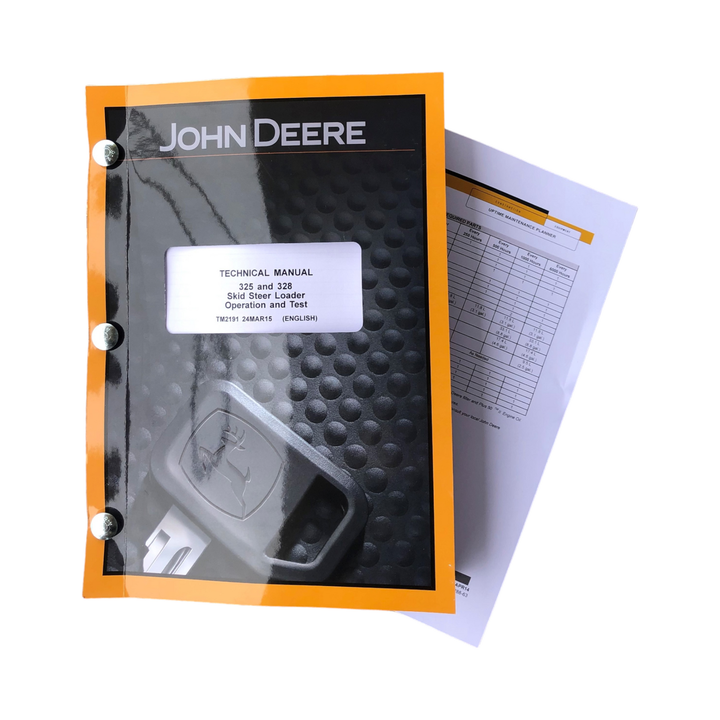 JOHN DEERE 325 328 SKID STEER OPERATION TEST MANUAL TM2191 + !BONUS!