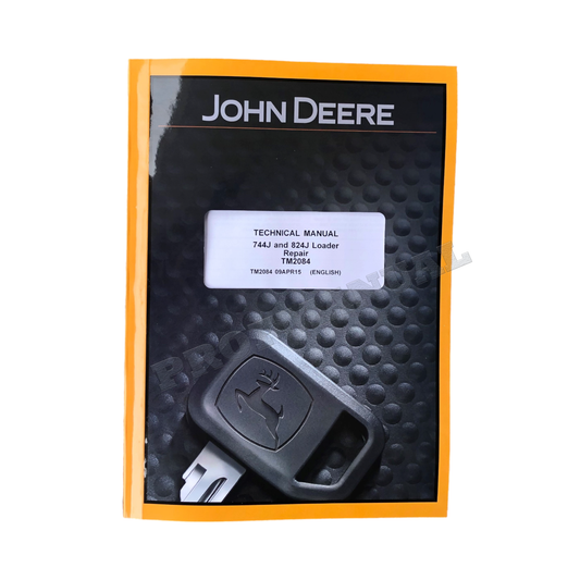 MANUEL DE RÉPARATION ET D'ENTRETIEN DU CHARGEUR JOHN DEERE 744J 824J 