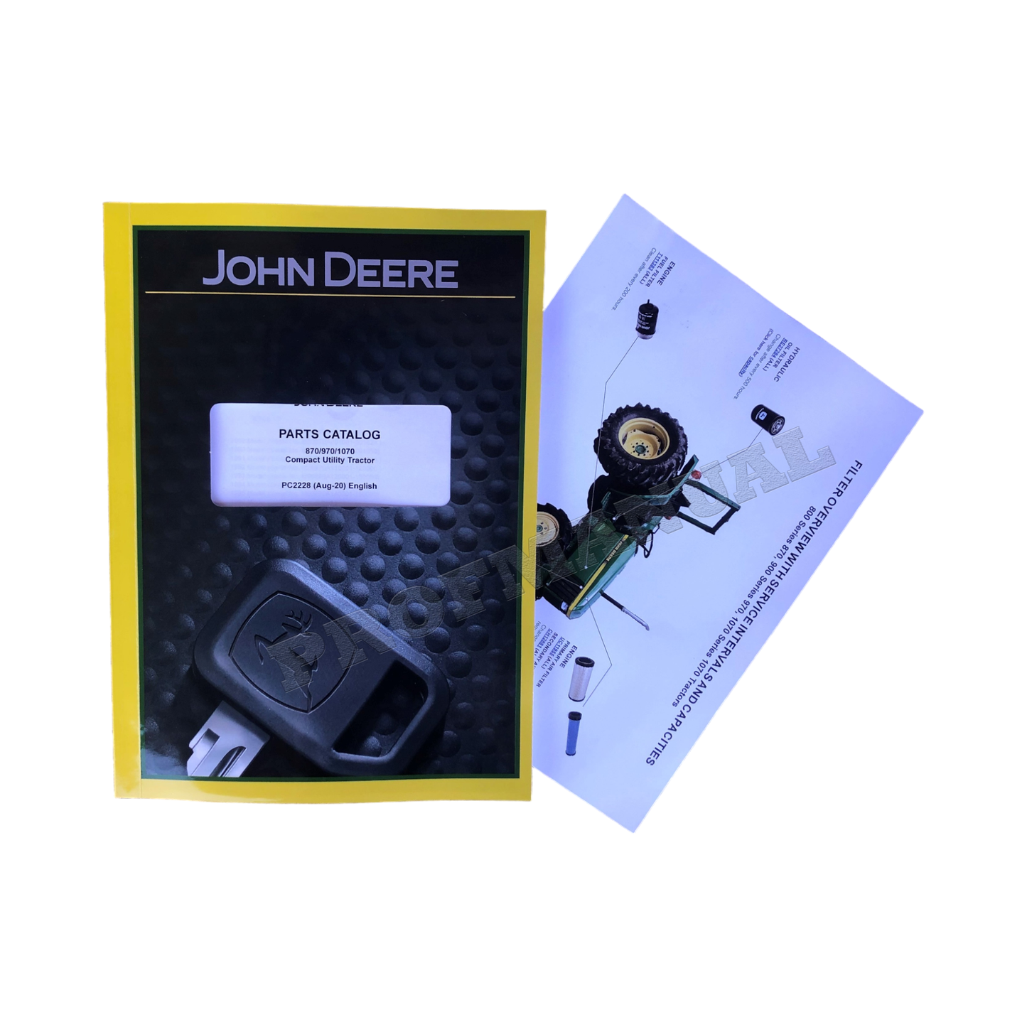 JOHN DEERE 870 970 1070 TRAKTOR-TEILEKATALOG-HANDBUCH + !BONUS!