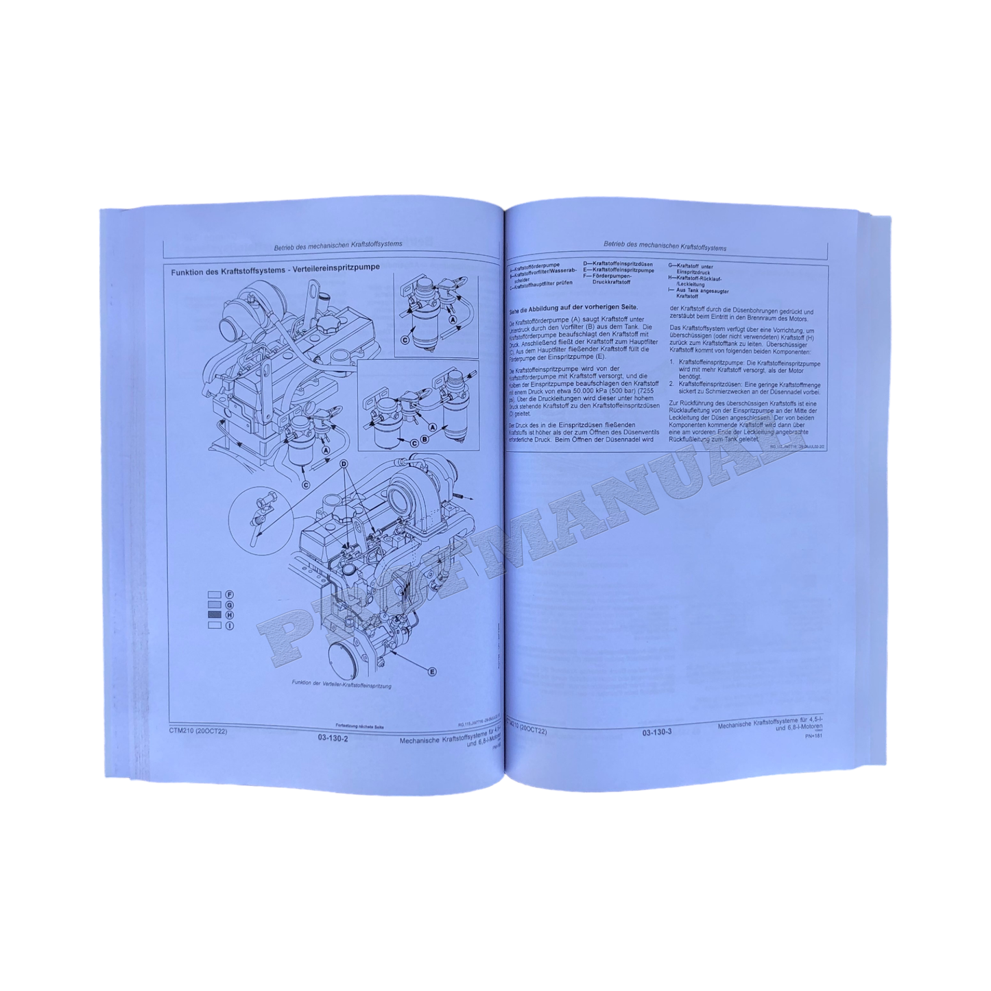 JOHN DEERE 4.5L 4045 6.8L 6068 MOTEUR REPARATURHANDBUCH WERKSTATTHANDBUCH