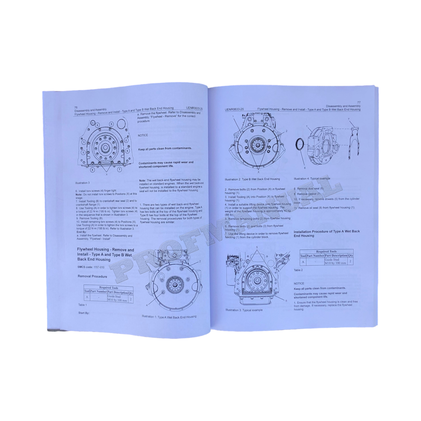 Caterpillar C7.1 Engine Disassembly Assembly Service Manual