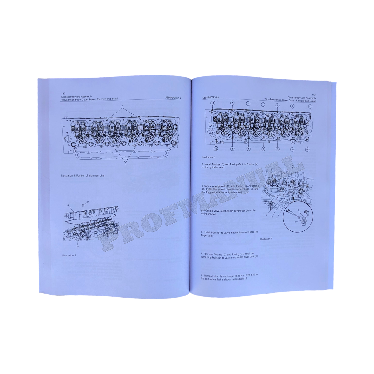 Caterpillar C7.1 Motor Demontage und Montage Wartungshandbuch