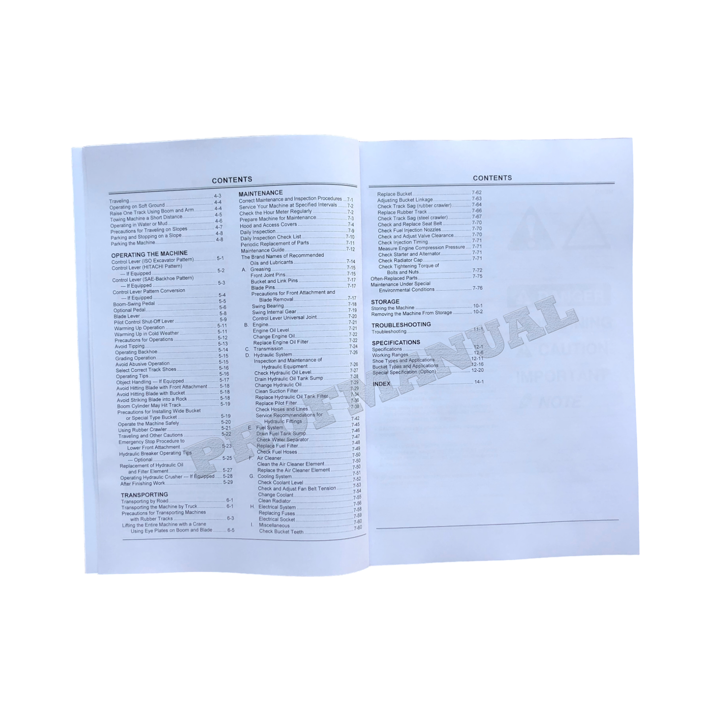 HITACHI ZAXIS ZX 27U 30U 35U 40U 50U EXCAVATOR OPERATORS MANUAL