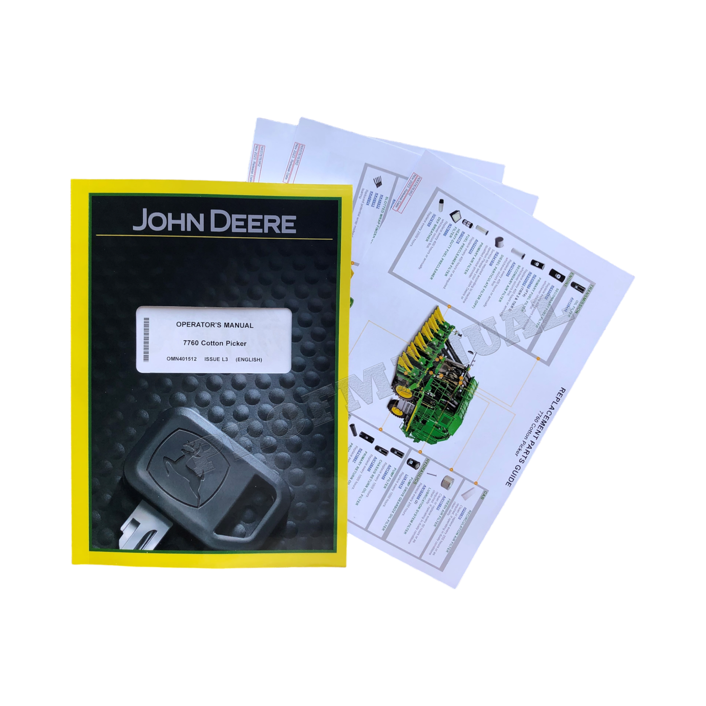 JOHN DEERE 7760 COTTON PICKER OPERATORS MANUAL + !BONUS!