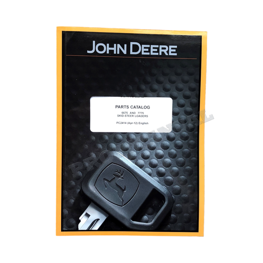 John Deere 6675 7775 Skid-Steer Loader Parts Catalog Manual