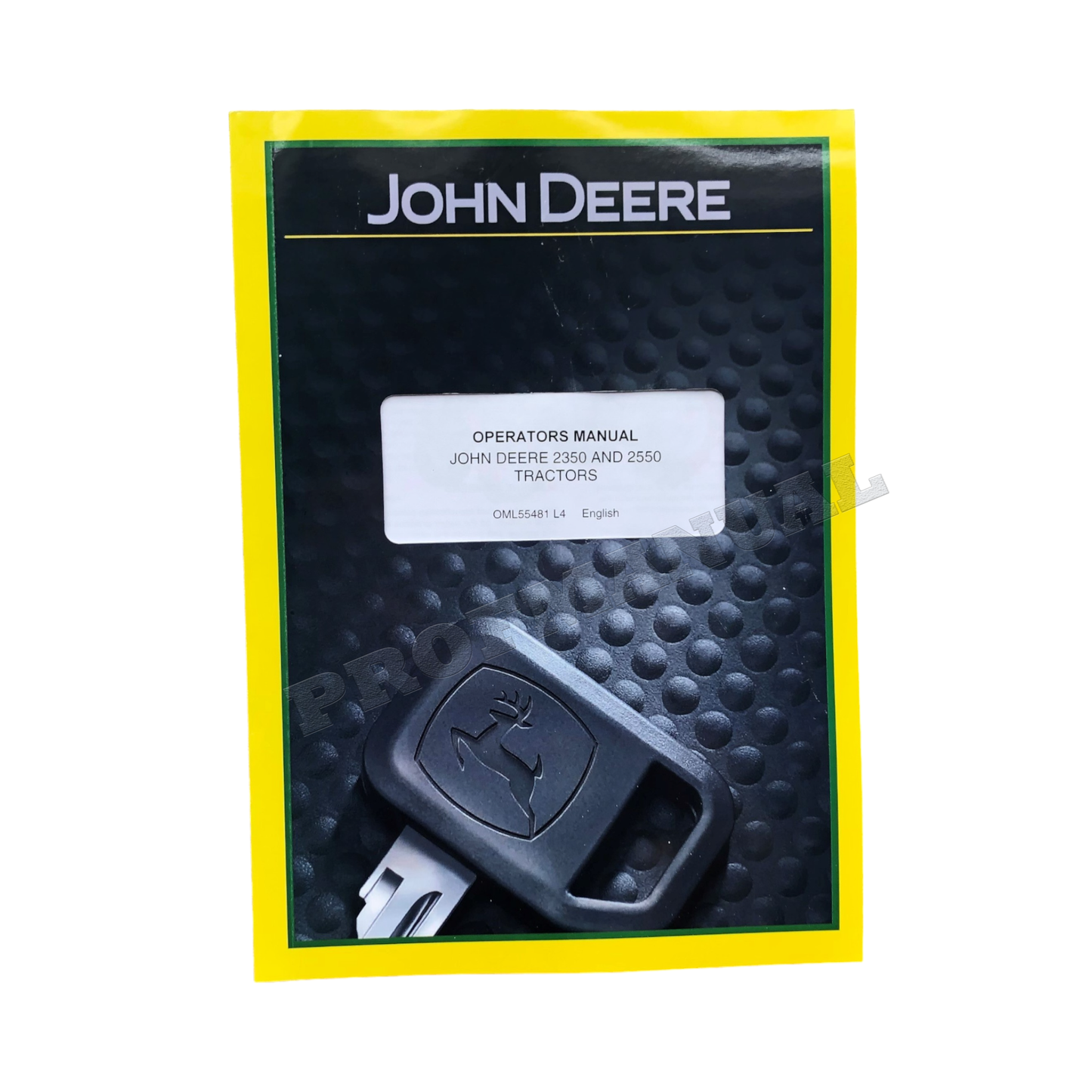 JOHN DEERE 2350 2550 TRACTOR OPERATORS MANUAL + !BONUS!