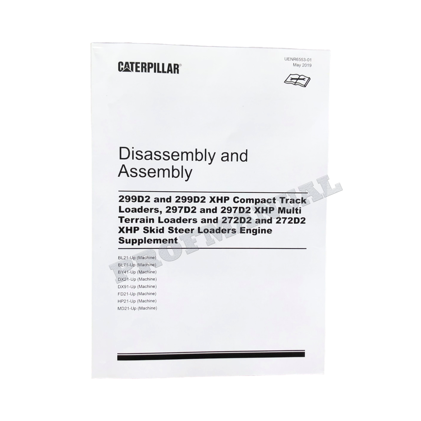 Caterpillar 299D2 297D2 272D2 Loader Engine Service Manual Disassem Assembly