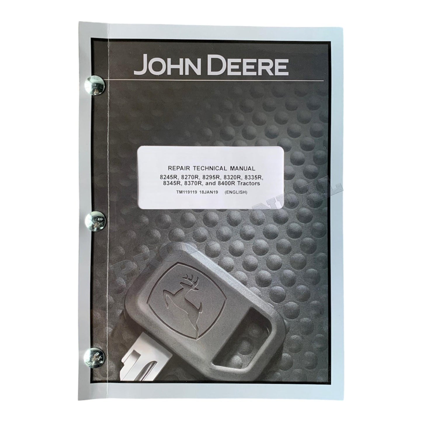 JOHN DEERE 8245R 8270R 8295R 8320R 8335R 8345R TRACTOR REPAIR SERVICE MANUAL +BONUS!