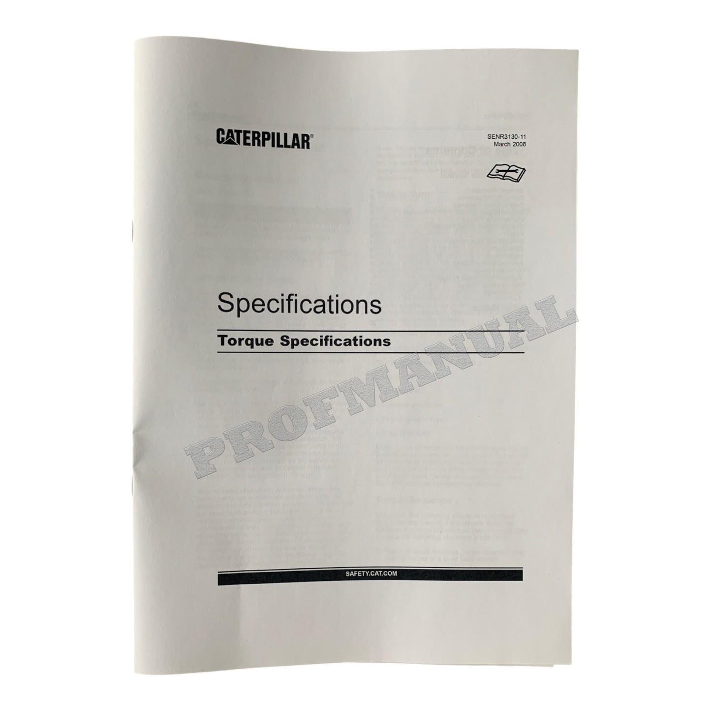 Caterpillar Torque Specification Service Manual SENR3130-20