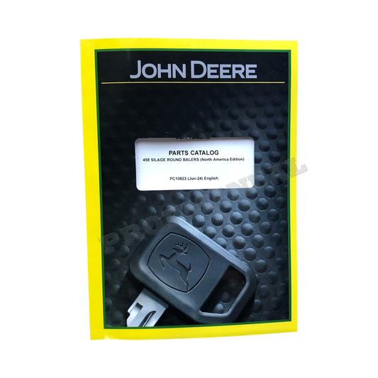 JOHN DEERE 458 SILAGE ROUND BALER PARTS CATALOG MANUAL #2