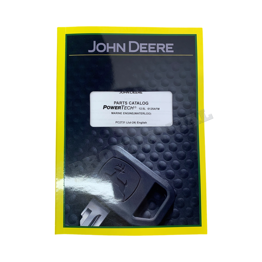 John Deere PowerTech 12.5L 6125AFM01 Schiffsmotor-Ersatzteilkatalog