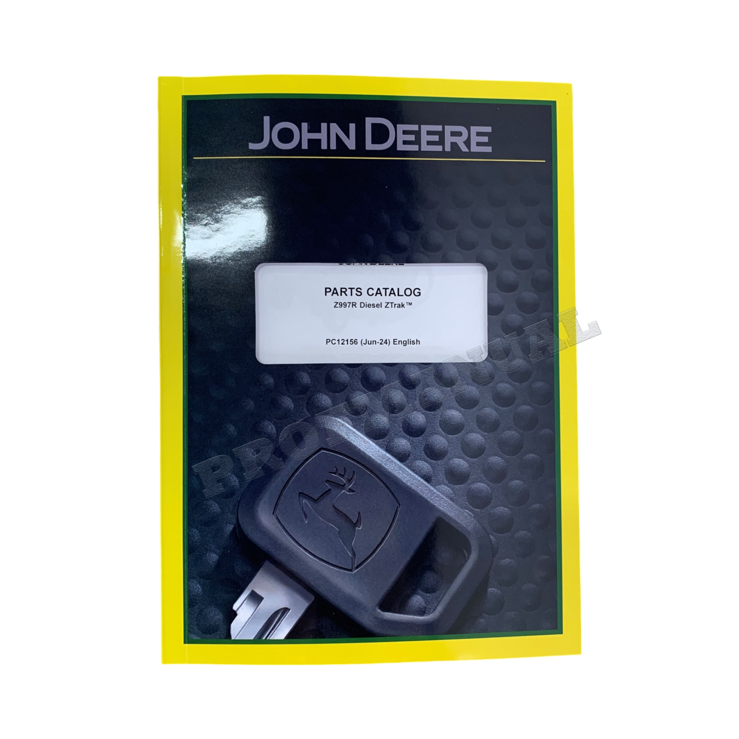 John Deere Z997R Diesel ZTrak Parts Catalog Manual