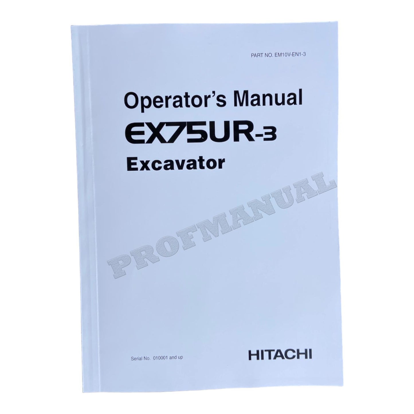 HITACHI EX75UR-3 EXCAVATOR OPERATORS MANUAL #2