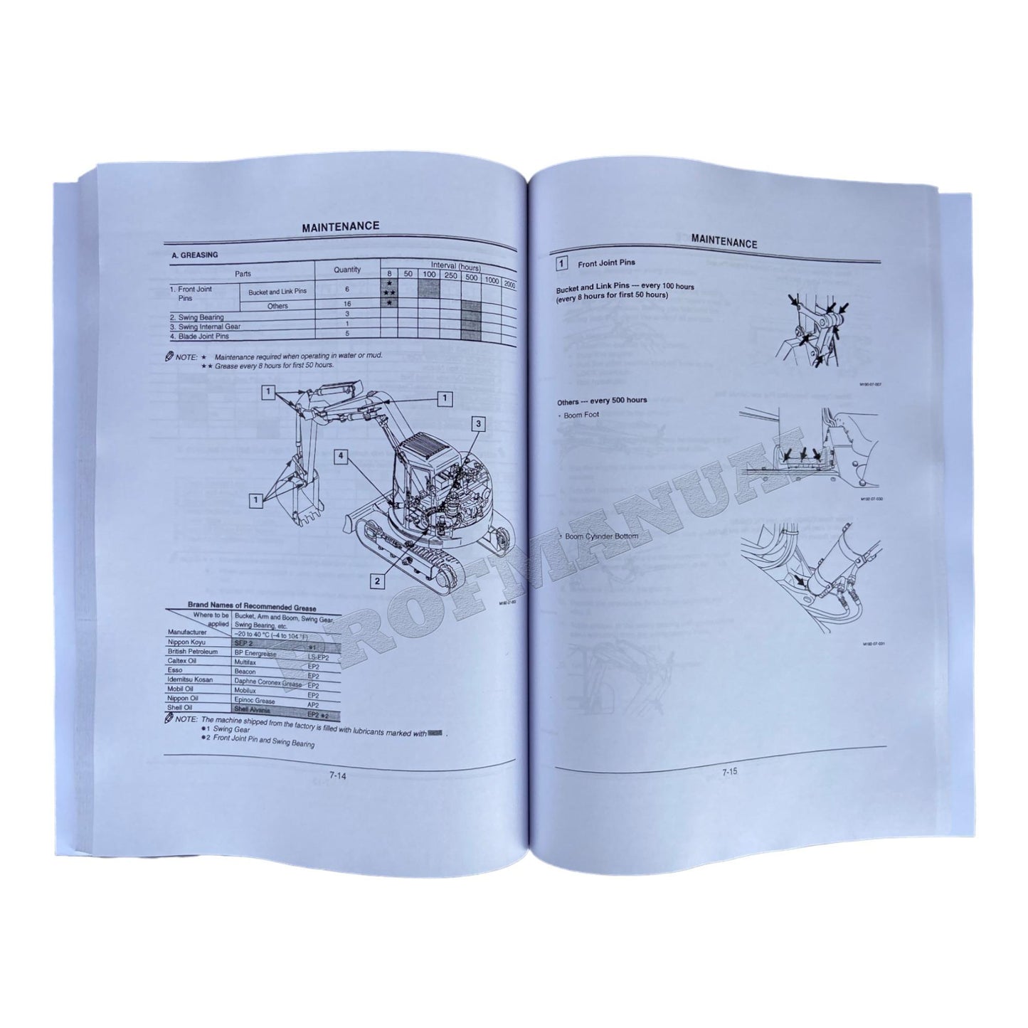 HITACHI EX75UR-3 EXCAVATOR OPERATORS MANUAL #2