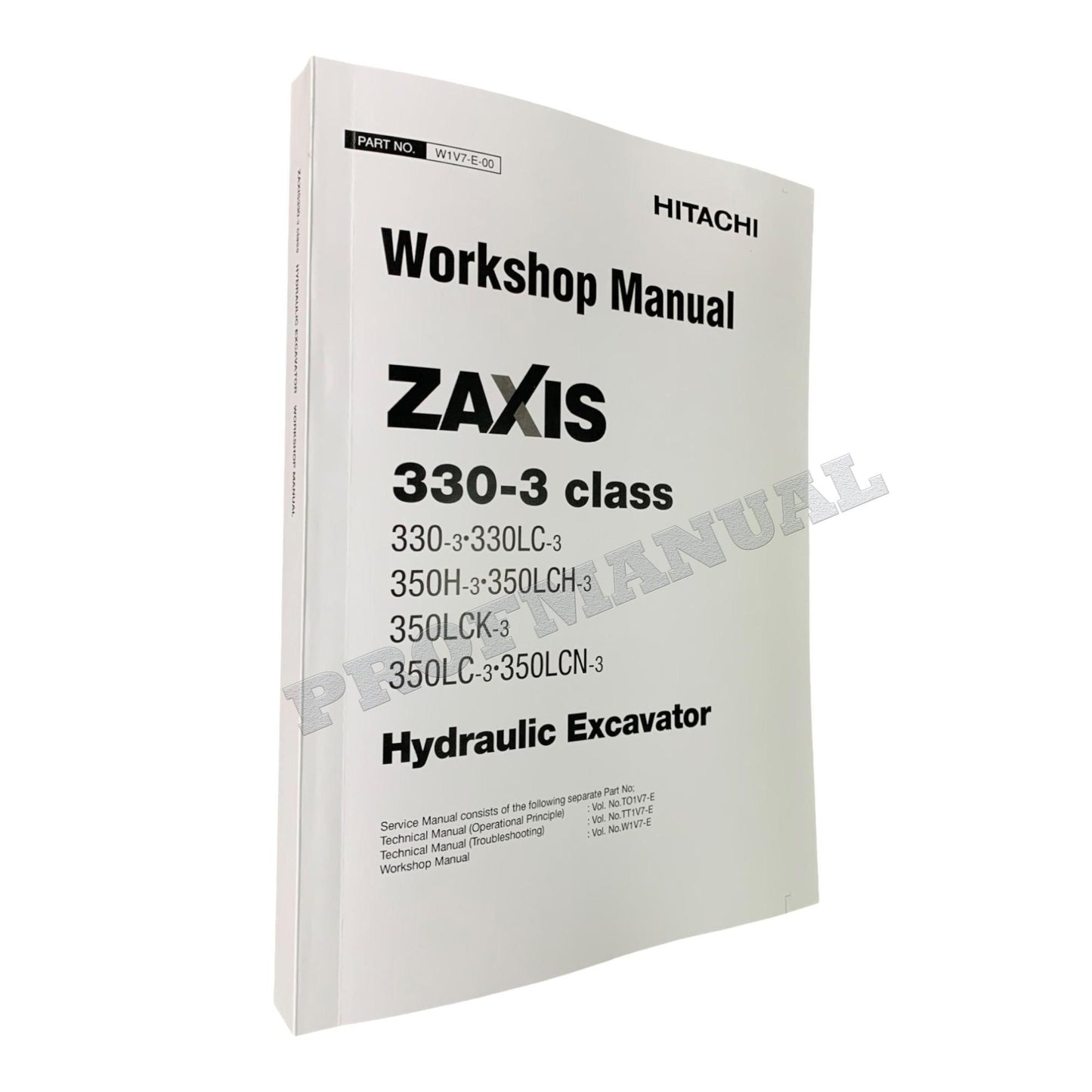 Hitachi ZX330-3 ZX330LC-3 ZX350H-3 ZX350LCH-3 Excavator Workshop Service manual