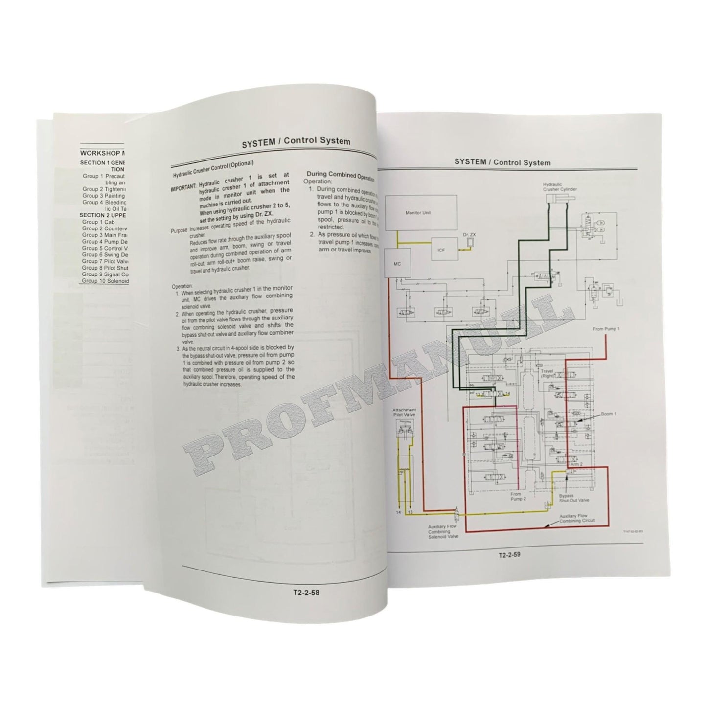 Hitachi ZX330-3 ZX330LC-3 ZX350H-3 Excavator Principle Service manual +BONUS