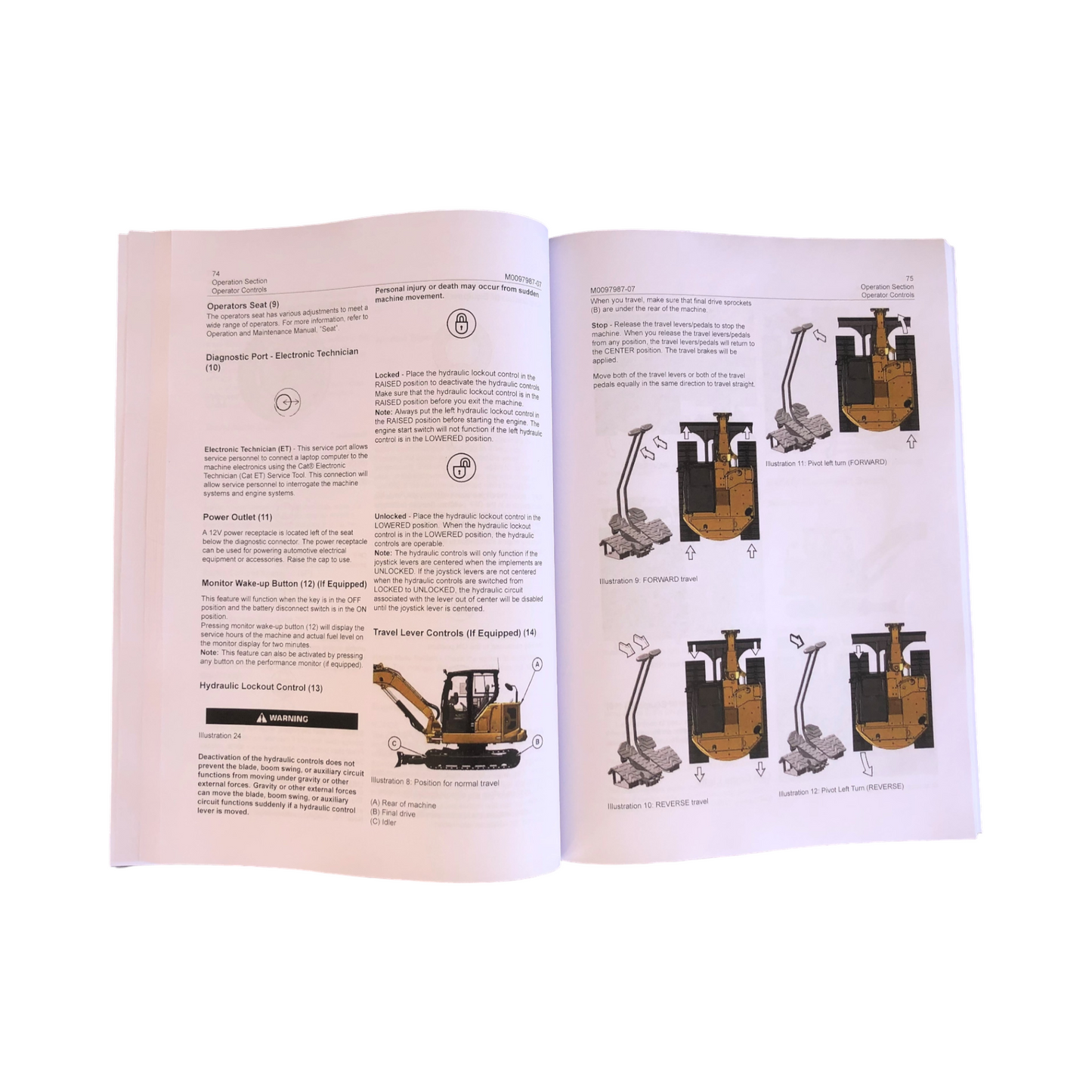 Caterpillar 306 306 CR 306.5 Mini Hydraulic Excavator Operators Manual