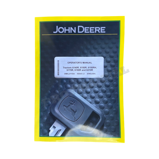 JOHN DEERE 6150R 6150RH 6170R 6190R 6210R 6140R TRACTOR OPERATORS MANUAL