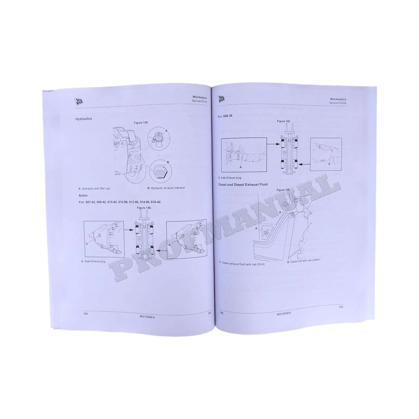 JCB 506-36 507-42 509-42 510-42 510-56 512-56 514-56 Telescopic Handler Operators Manual