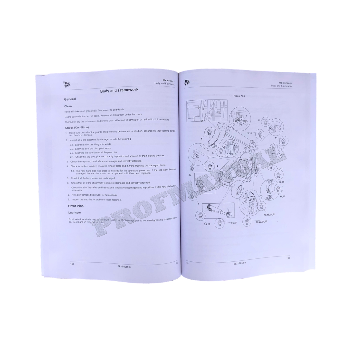 JCB 506-36 507-42 509-42 510-42 510-56 512-56 514-56 Telescopic Handler Operators Manual