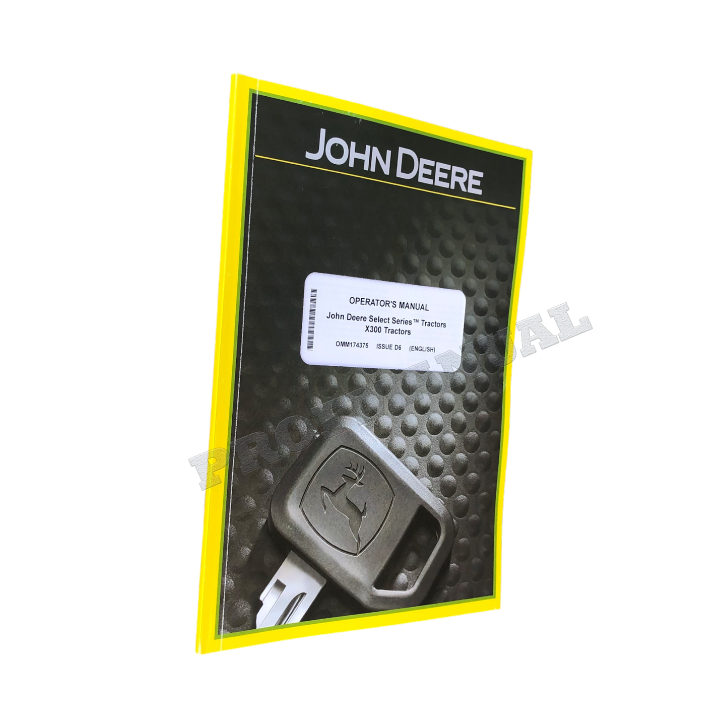 JOHN DEERE X350 X354 X370 X380 X384 X390 X394 X330 TRACTOR OPERATORS MANUAL