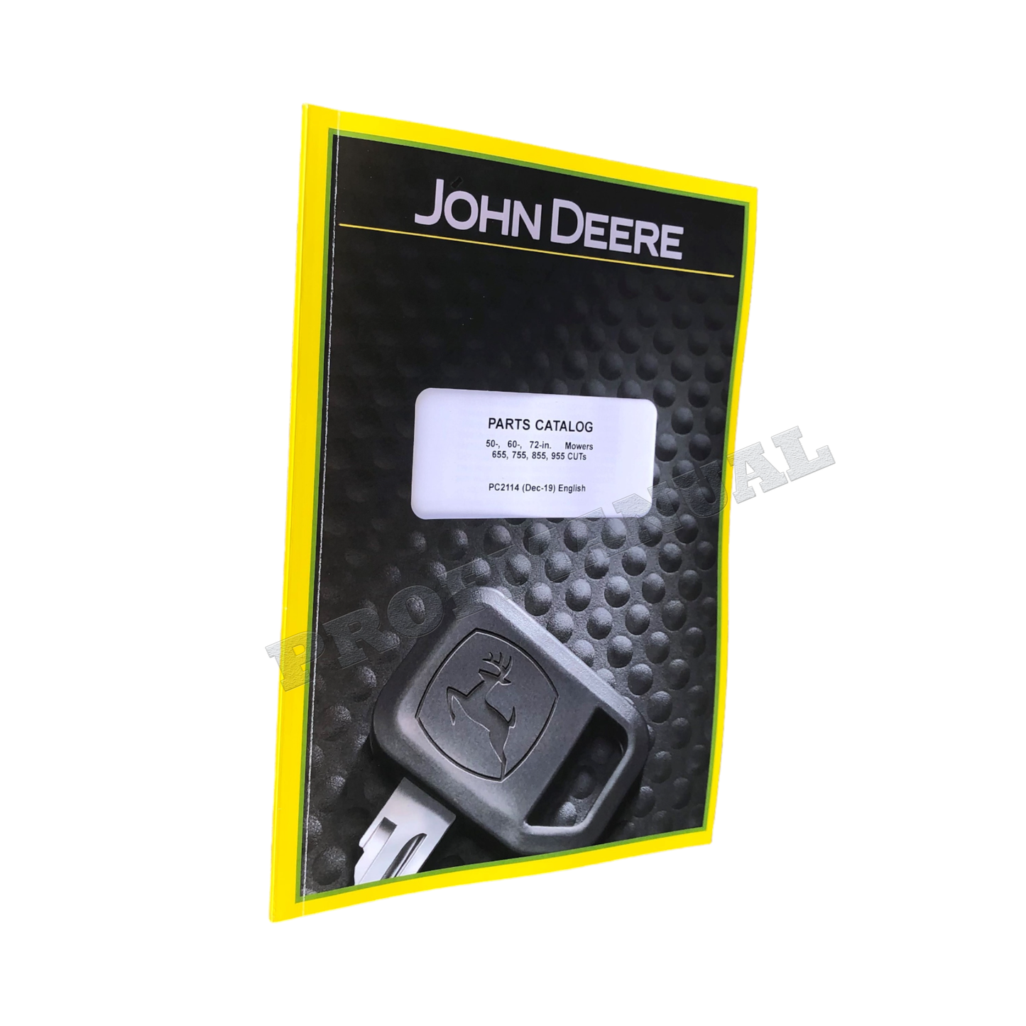 JOHN DEERE 50 60 72 INCH TRACTOR MOWER DECKS PARTS CATALOG MANUAL