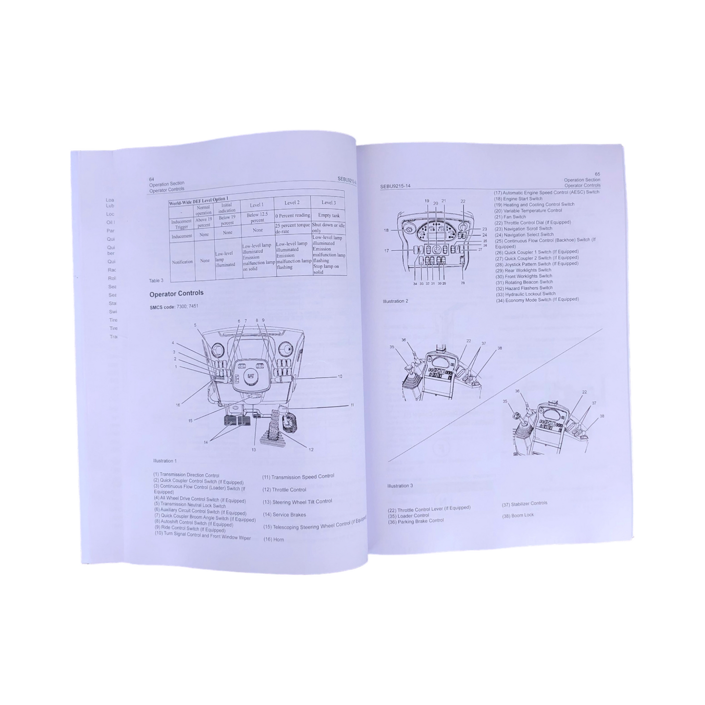 Caterpillar 416F2 420F2 430F2 Backhoe Loader Operators Manual SEBU9215