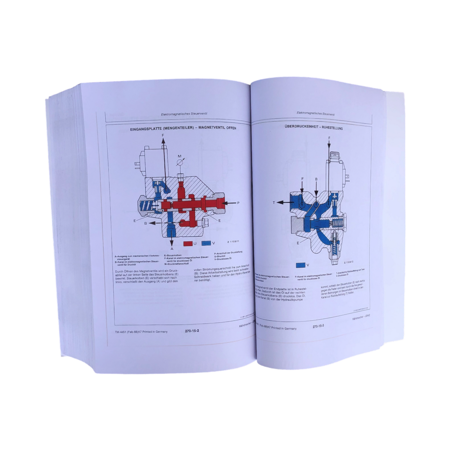 JOHN DEERE 1188 HYDRO 4 MÄHDRESCHER REPARATURHANDBUCH