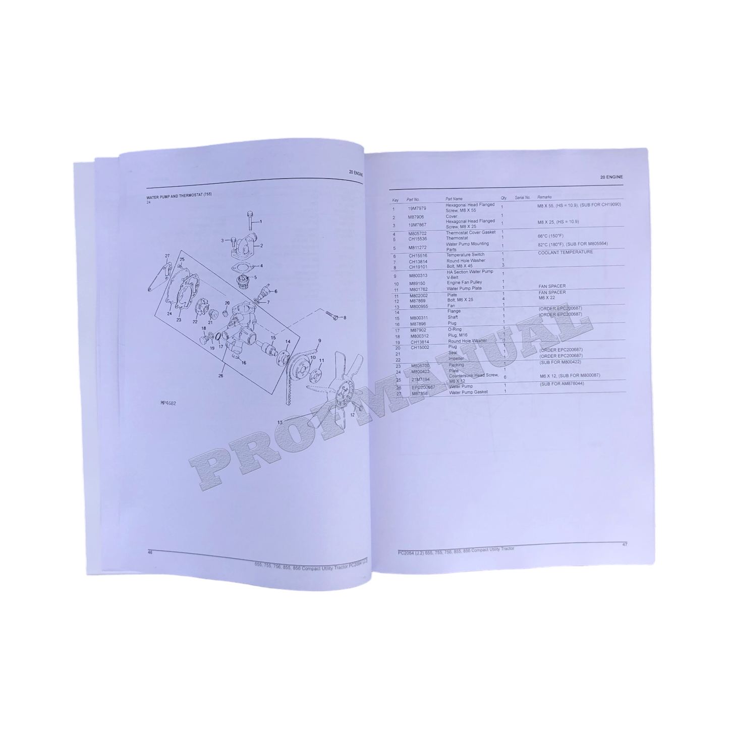 John Deere 655 755 756 855 856 Kompakttraktor - Ersatzteilkatalog - Handbuch