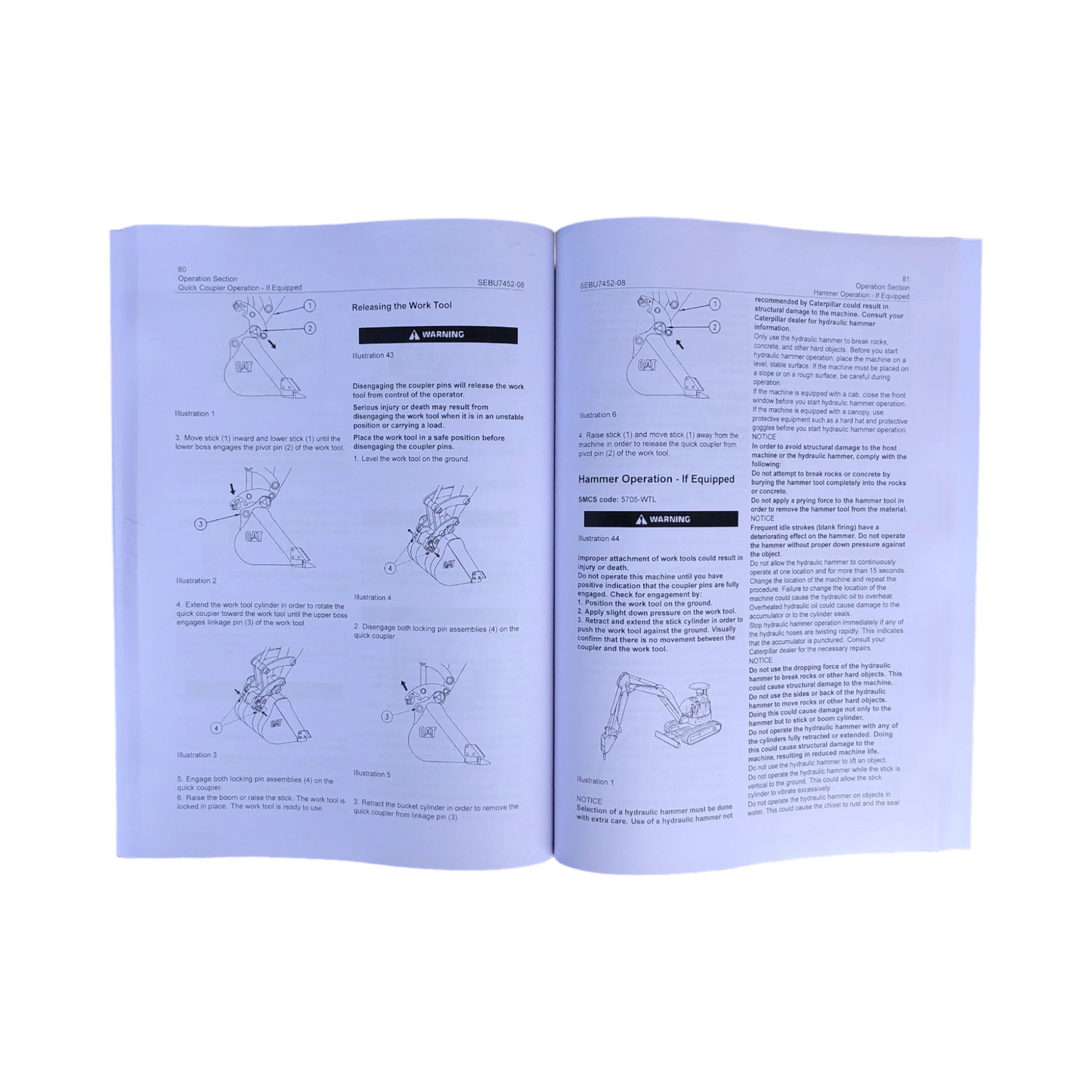 Caterpillar 303 CR Mini Hydraulic Excavator Operators Maintenance Manual