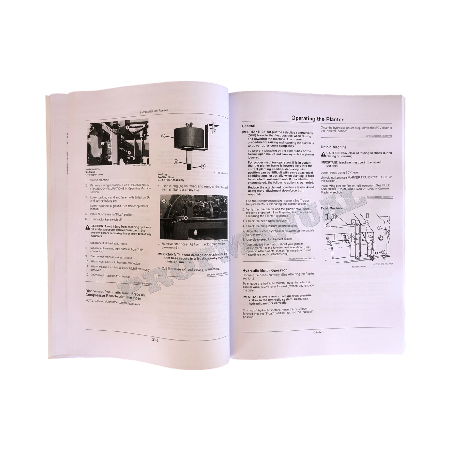 JOHN DEERE 1725 CCS MAXEMERGE 5 PLANTER OPERATORS MANUAL