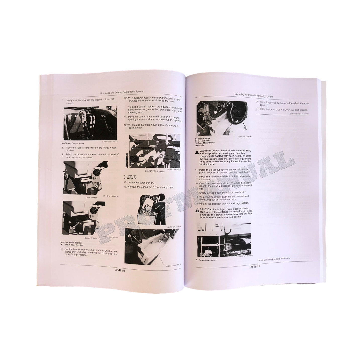 JOHN DEERE 1725 CCS MAXEMERGE 5 PLANTER OPERATORS MANUAL