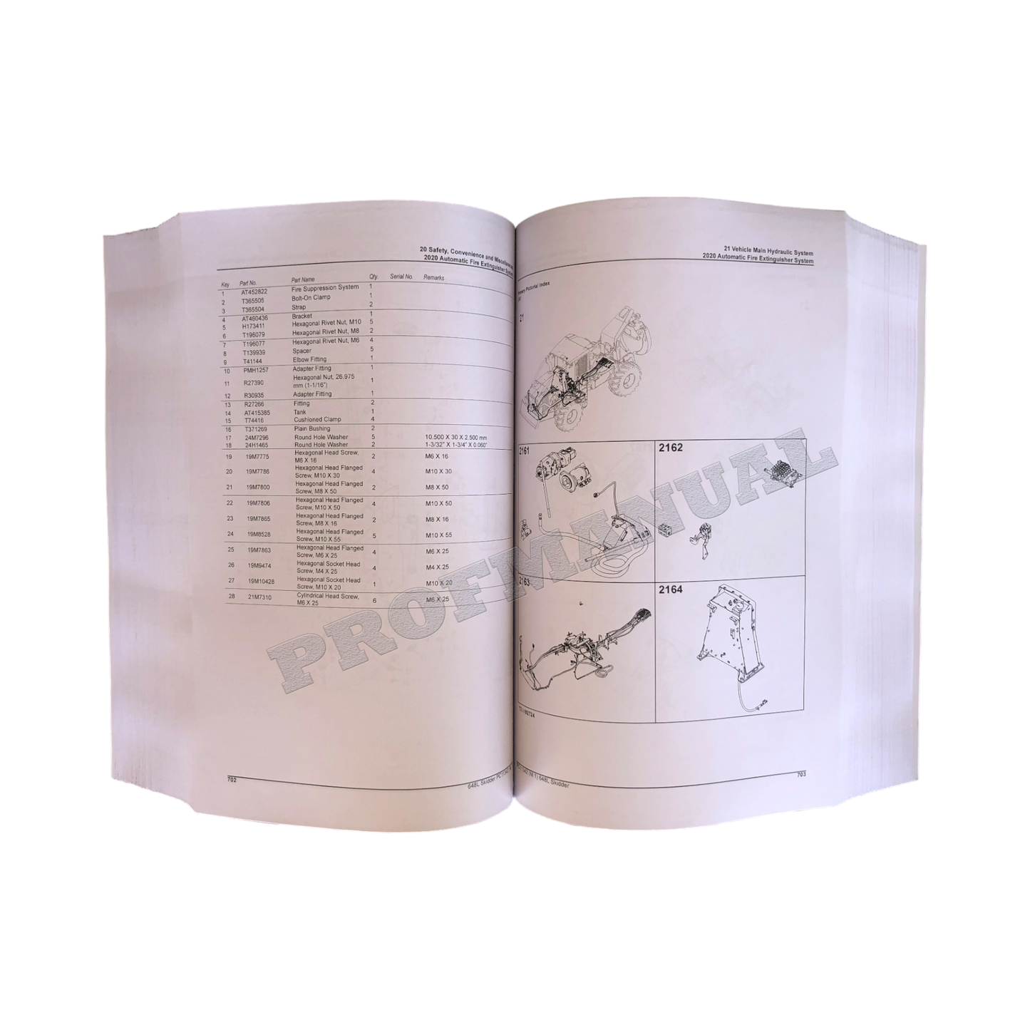 JOHN DEERE 648L SKIDDER PARTS CATALOG MANUAL ser F666893-+ !BONUS!