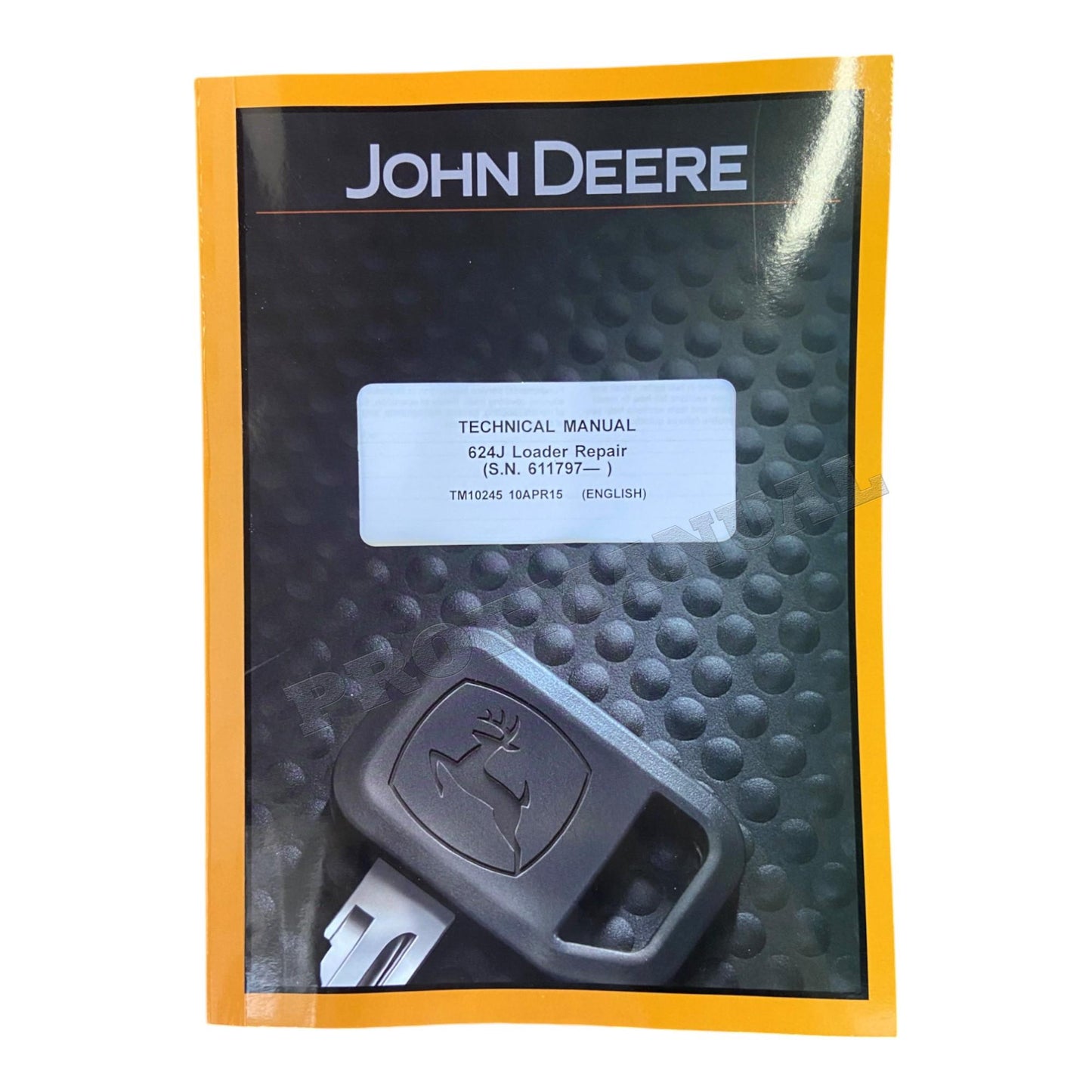 JOHN DEERE 624J LOADER REPAIR SERVICE TECHNICAL MANUAL TM10245 +!BONUS!