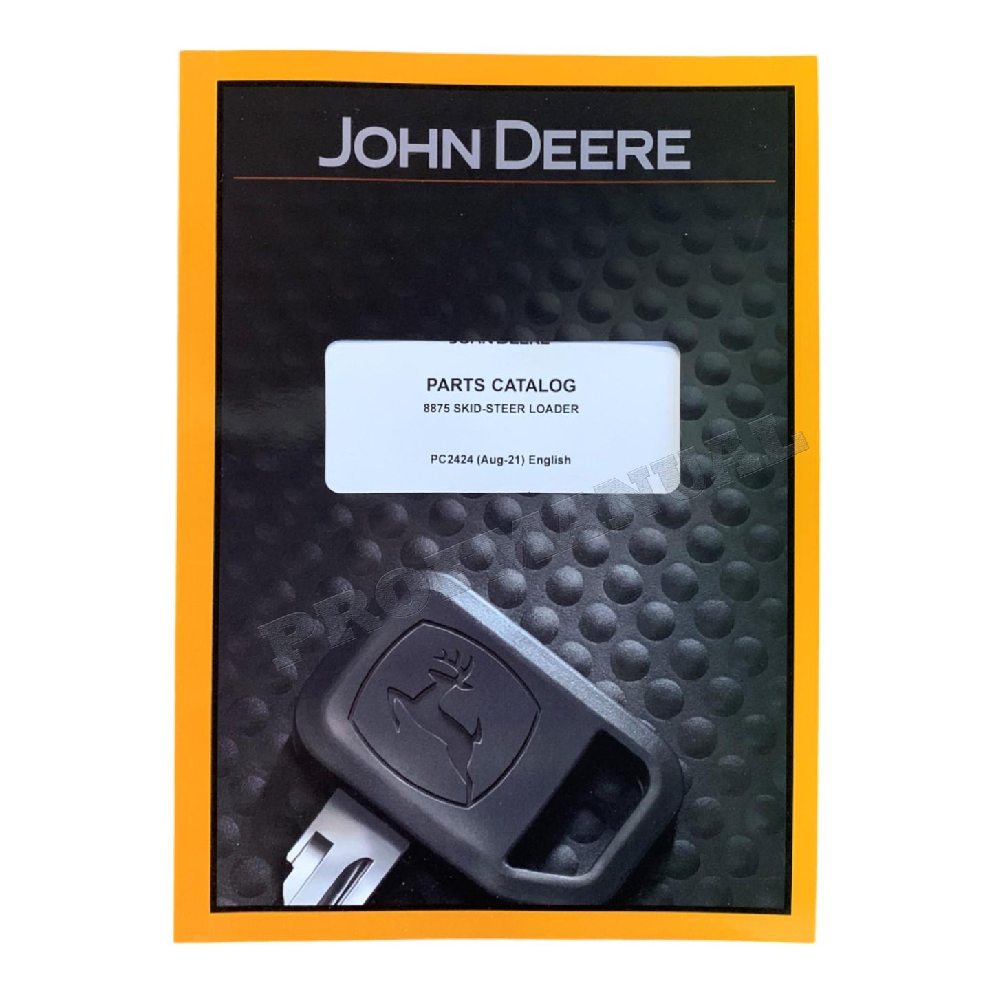 JOHN DEERE 8875 SKID STEER PARTS CATALOG MANUAL