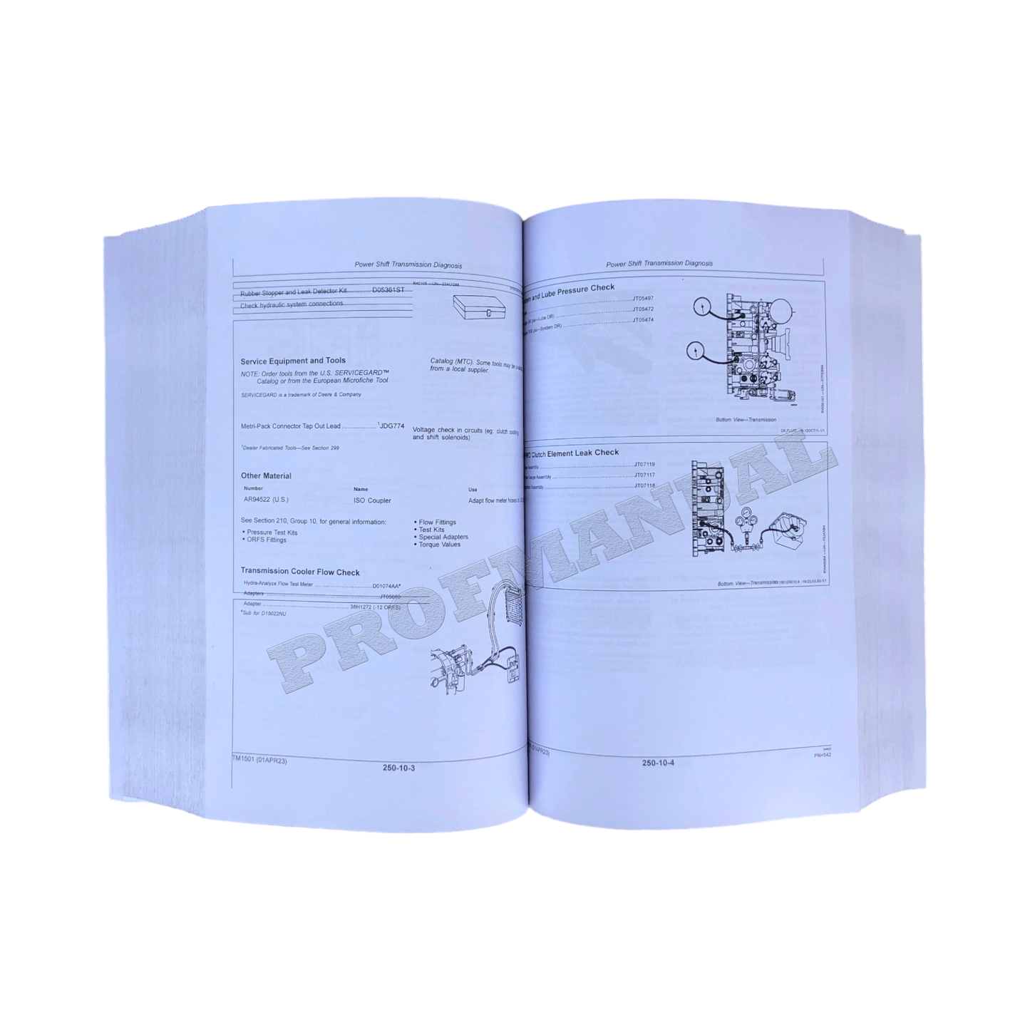 JOHN DEERE 7600  7800  7700 TRACTOR OPERATION TEST MANUAL + !BONUS!