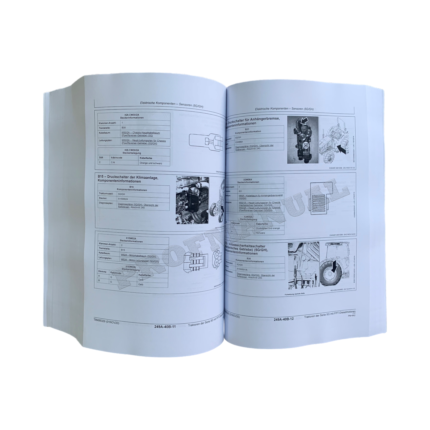 JOHN DEERE 5075GF 5085GF 5100GF 5075GN 5085GN TRAKTOR DIAGNOSE REPARATURHANDBUCH